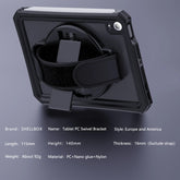 ShellBox Case Universal Tablet Stand – Adjustable Foldable Holder for iPad, Black