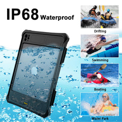 Magnetic Tri-Fold Leather iPad Pro 11" Case with ID Holder