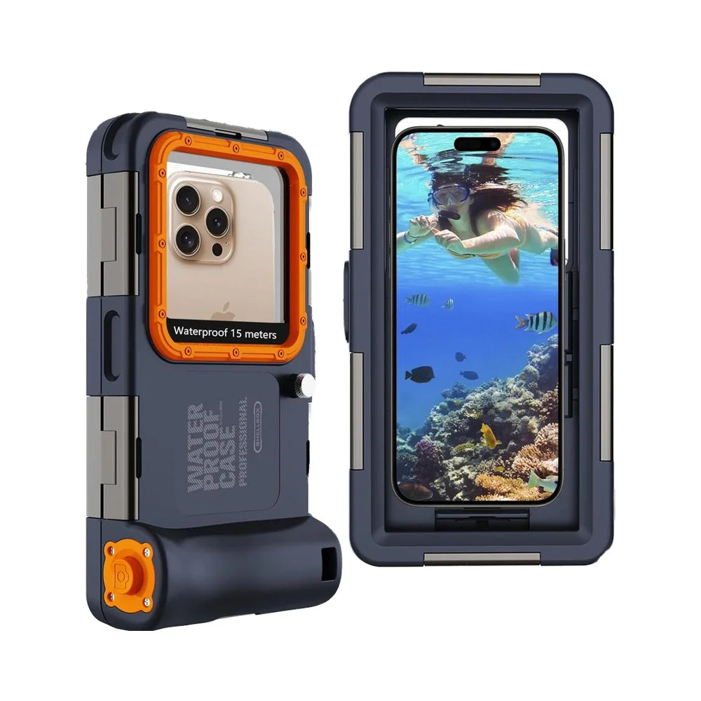 Shellobox Universal Underwater Diving Case 360° Protection for iPhone 16 Plus