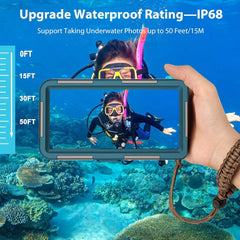 Universal Waterproof Scuba Phone Case with 360° Animal Design