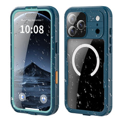 ShellBox Case for iPhone 17 Pro Max, IP68 Waterproof Full Body Protection with Built-in Screen Protector, Military Grade Underwater Phone Cover