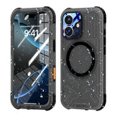 ShellBox Case Waterproof Case for iPhone 17 – Frosted Black Full Body Cover