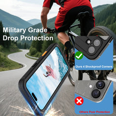 ShellBox Case Waterproof Dustproof Case for iPhone 17 – 360° Full Body Military-Grade Shockproof Cover