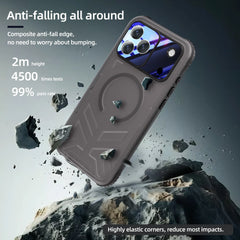 ShellBox Case Waterproof Case for iPhone 17 Pro Max – Full Body with Lens Protector, Frosted Black