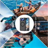 ShellBox Case Waterproof Case for iPhone 17 Air – Full Body Protective Cover with Screen & Lens Protector, Frosted Black