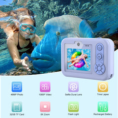 ShellBox Case  Waterproof Kids Camera – Child-Friendly Digital Camera for Swimming & Outdoor Play