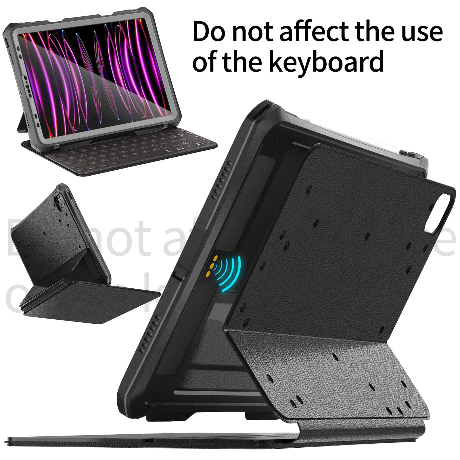 ShellBox Case iPad Pro 11" Case (2020 / 2021 / 2022) – Full-Body Rugged Protective Case, Matte Black