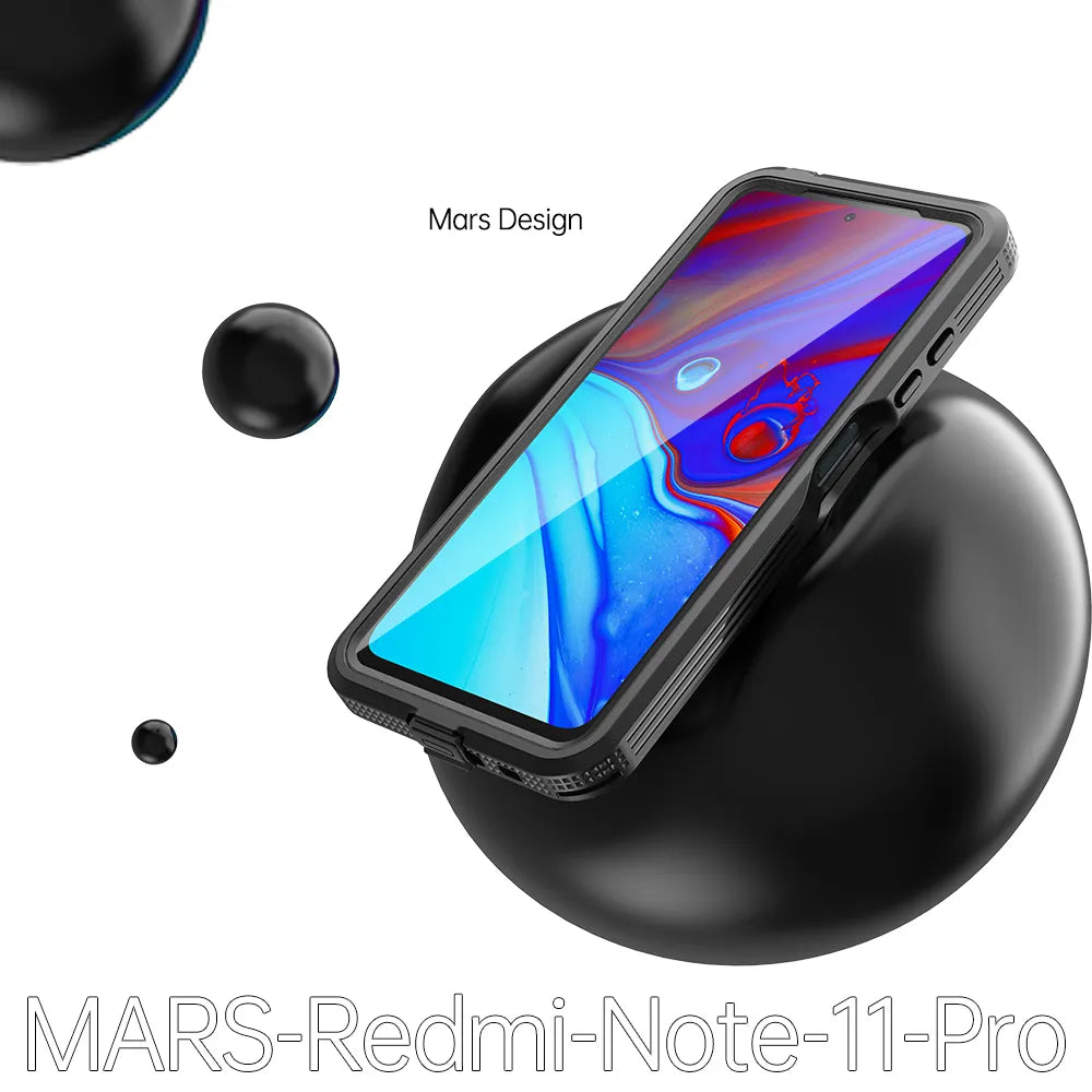 ShellBox Case Transparent Protective Case – Clear & Rugged for Redmi Note 11 Pro