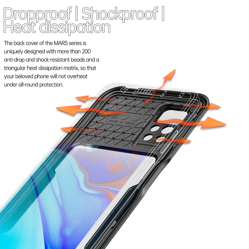 ShellBox Case Transparent Protective Case – Clear & Rugged for Redmi Note 11 Pro