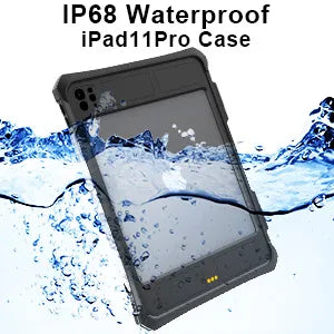 ShellBox Case 2024 iPad Pro 11" Protective Case – Full Body Rugged Black Edition