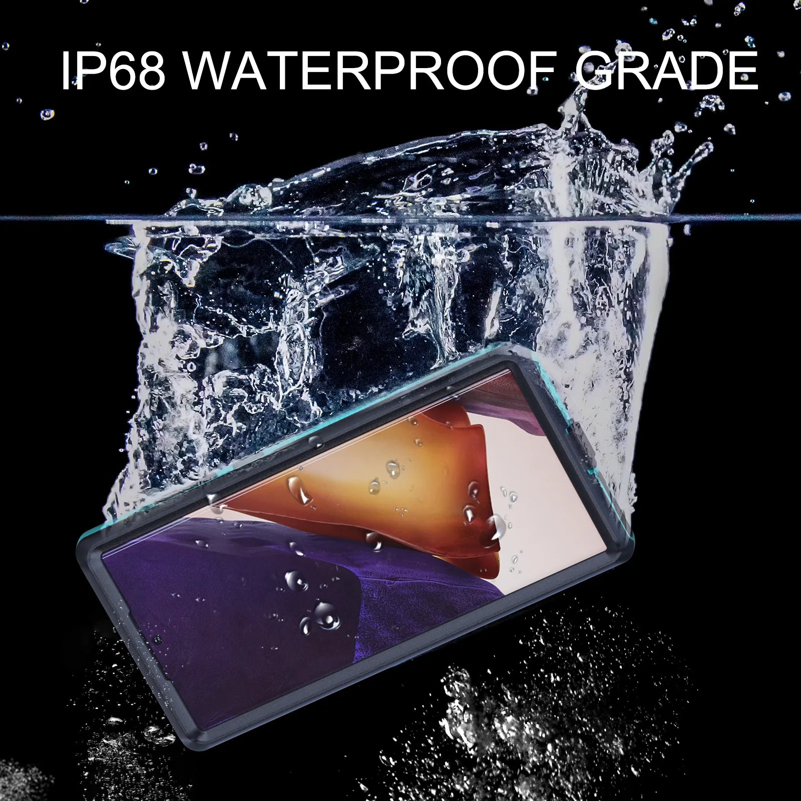 ShellBox Case for Samsung Galaxy S23, IP68 Waterproof Full Body Protection with Built-in Screen Protector