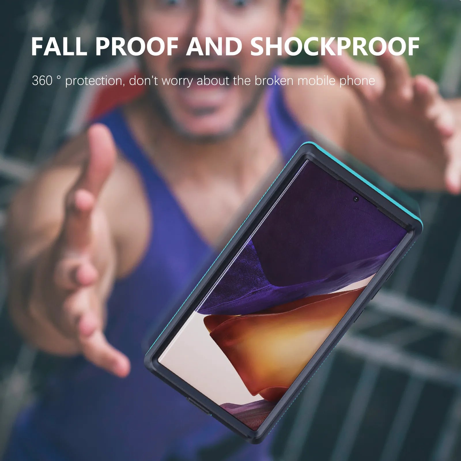 ShellBox Case for Samsung Galaxy S23, IP68 Waterproof Full Body Protection with Built-in Screen Protector