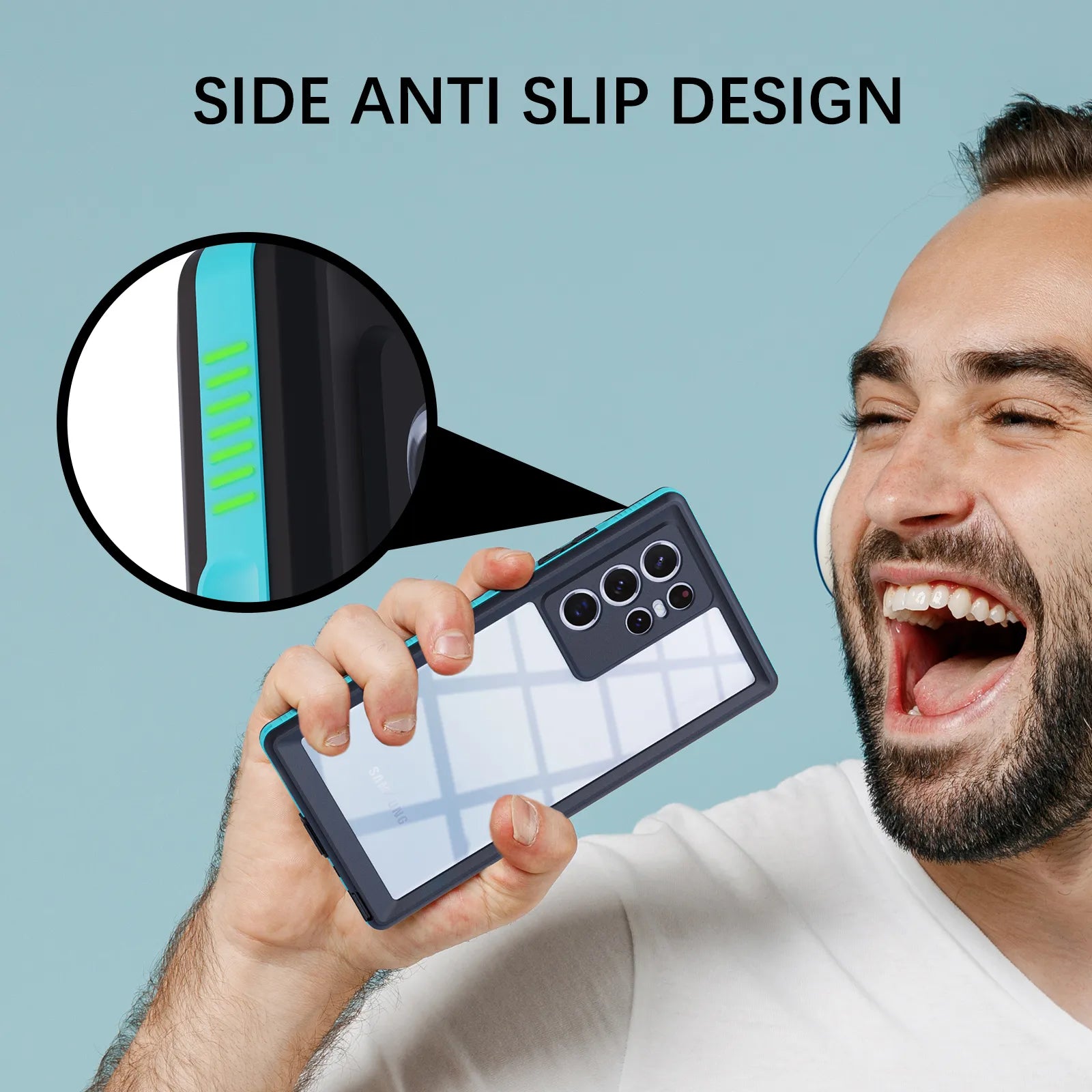 ShellBox Case for Samsung Galaxy S23, IP68 Waterproof Full Body Protection with Built-in Screen Protector