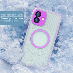 ShellBox Case for iPhone 16 Plus — Lavender Purple Transparent Magnetic Waterproof & Shockproof Case