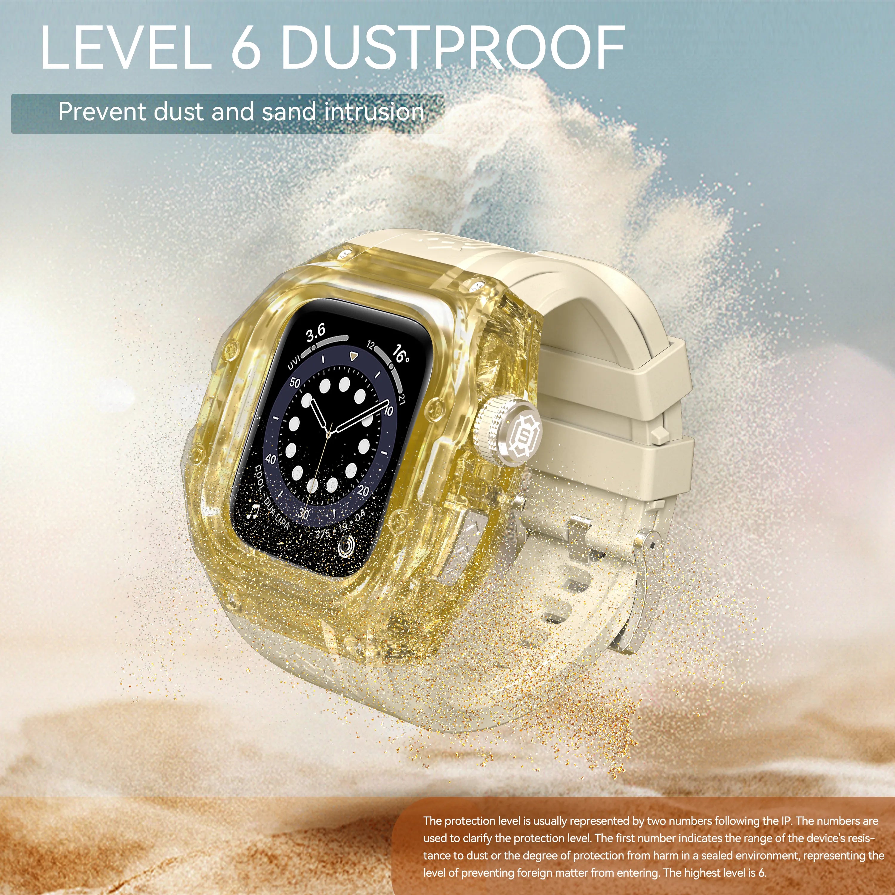 ShellBox Case Protective Case for Apple Watch S10 42mm – IP68 Waterproof Dustproof Shockproof