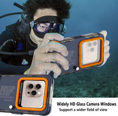 Shellobox Universal Underwater Diving Case 360° Protection for iPhone 16 Plus