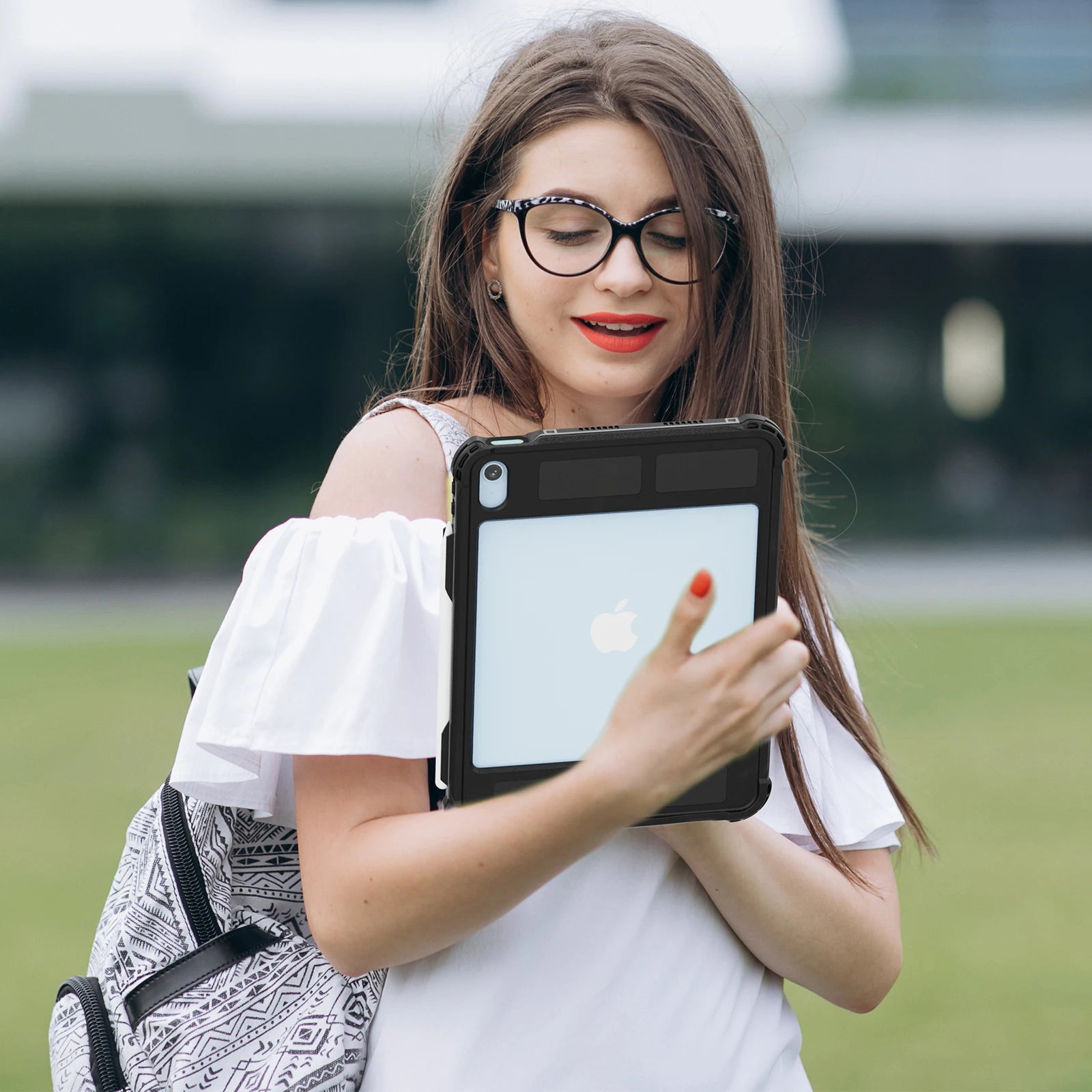 Shellbox Rugged Waterproof Rotatable Wrist Case for iPad 10th/11th