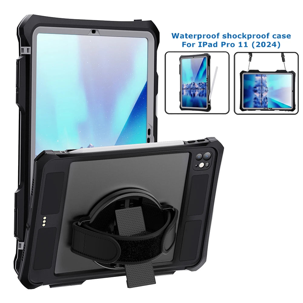 SHELLBOX Waterproof IP68 Tablet Case for iPad Pro 11 2024