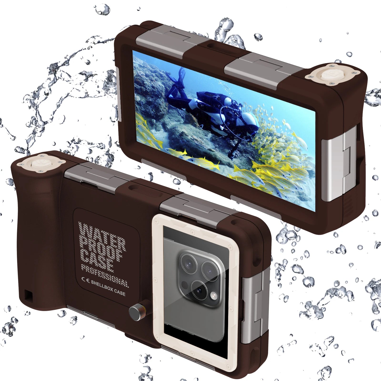 Shellbox 2nd Gen Waterproof Sports Design Phone Case for 6.9"