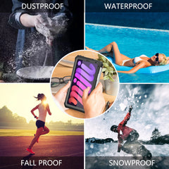 Colorful Black PU Leather Tri-Fold Case for iPad Mini 7/6