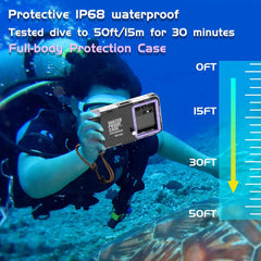 Universal Waterproof Diving Phone Case with Lanyard 360° Protection
