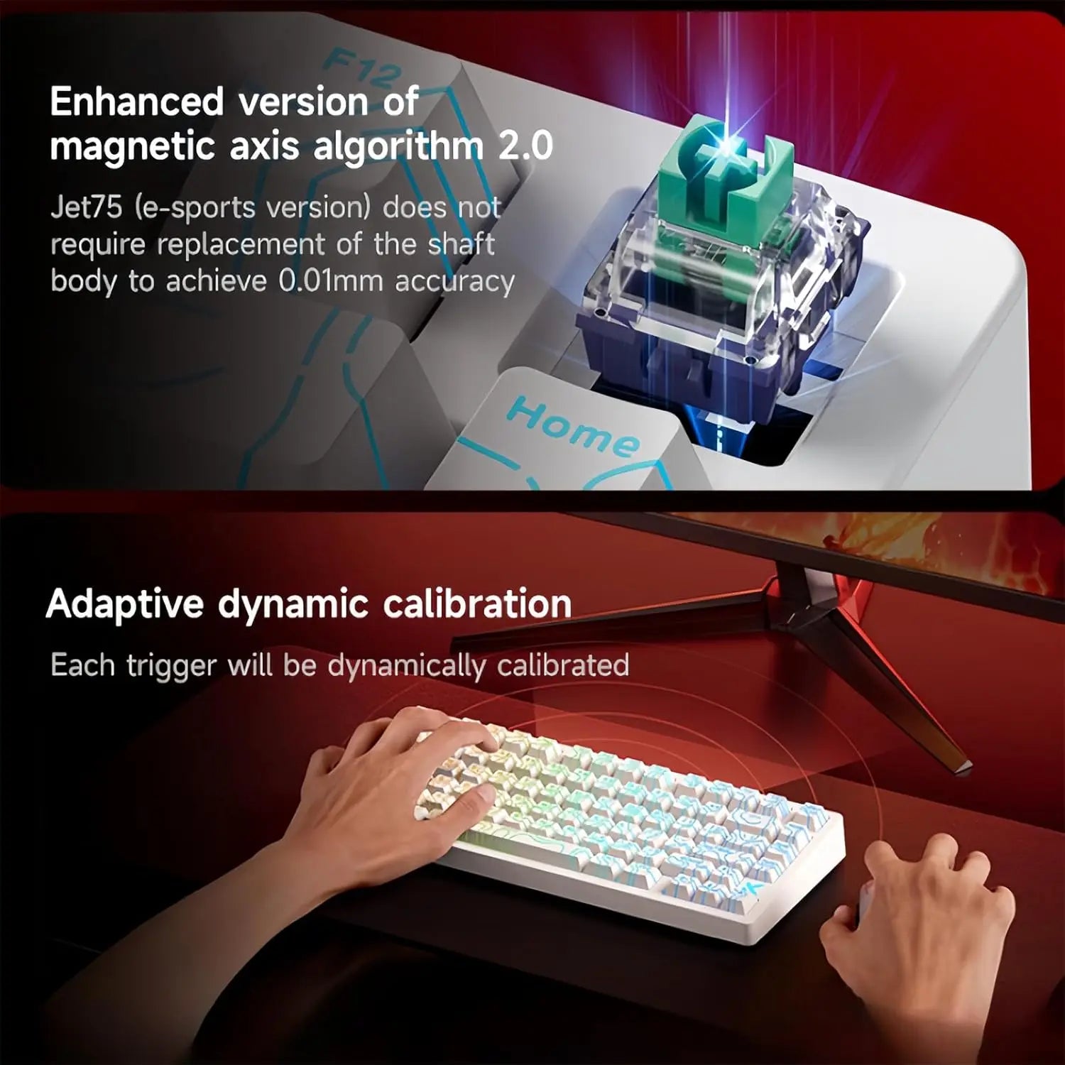 Shellbox Jet 75 Rapid Trigger RGB Gaming Keyboard