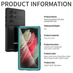 Redpepper Waterproof Shockproof Case for Samsung Galaxy S23 Ultra