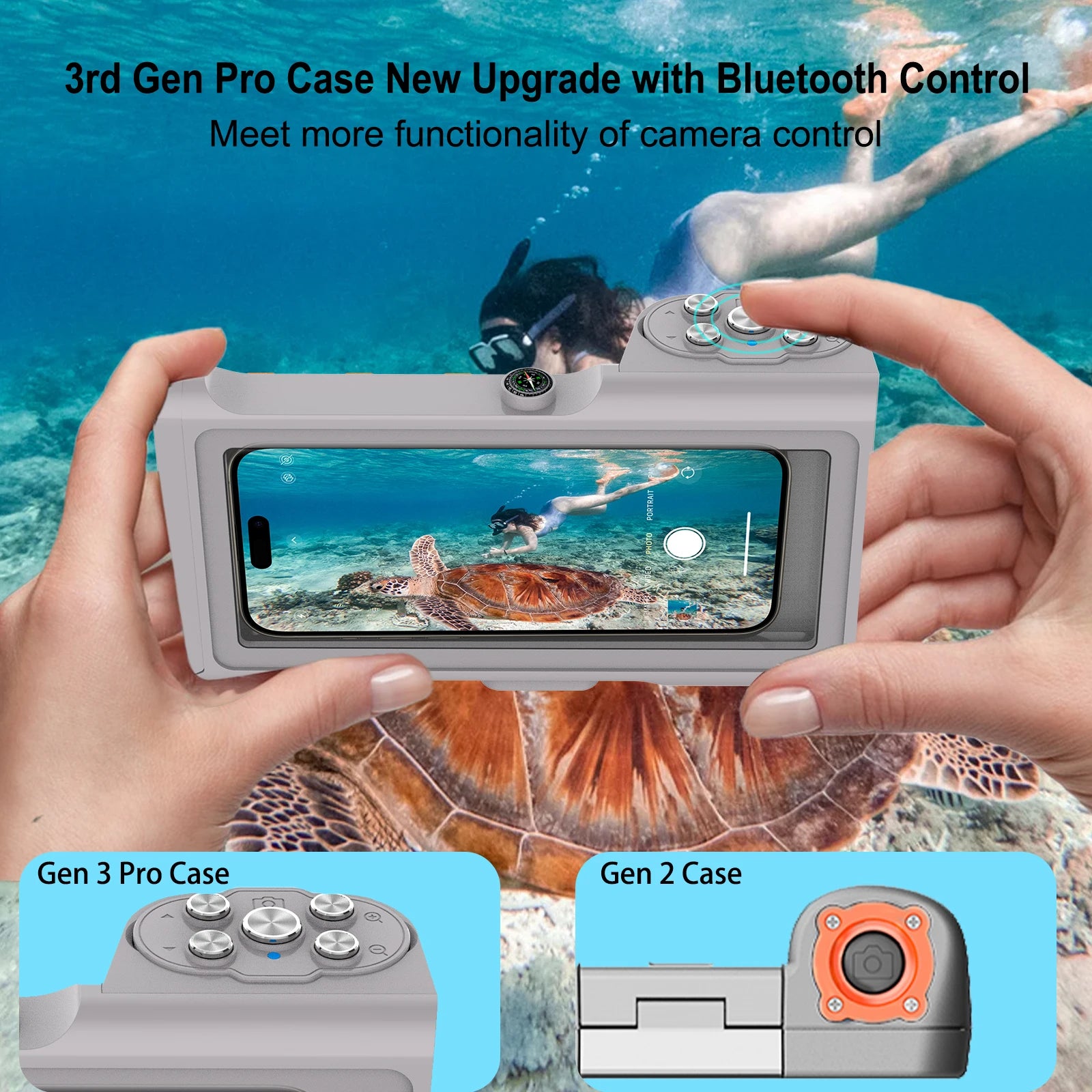 ShellBox 3rd Gen Waterproof Phone Case with Grip