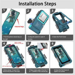 Universal Waterproof Scuba Phone Case with 360° Animal Design