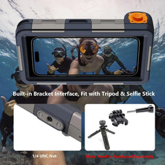 Shellobox Universal Underwater Diving Case 360° Protection for iPhone 16 Plus