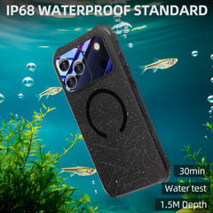 ShellBox Case Waterproof Case for iPhone 17 Pro Max – Full Body with Lens Protector, Frosted Black