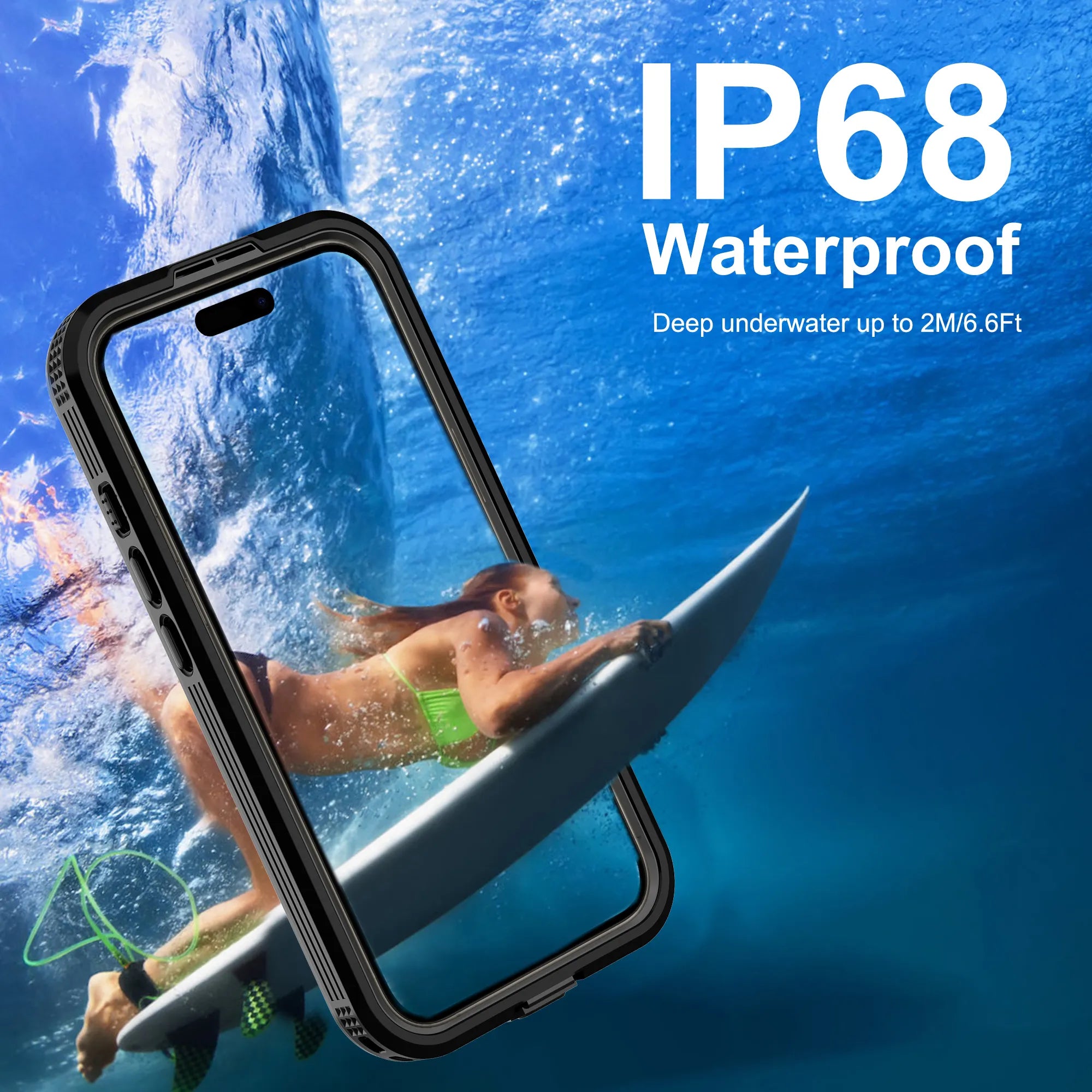 ShellBox Case Waterproof Dustproof Case for iPhone 17 – 360° Full Body Military-Grade Shockproof Cover