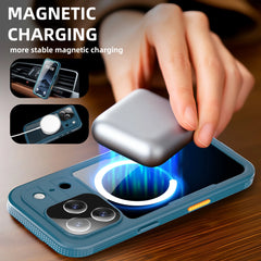 ShellBox Case Magnetic Clear Rugged Case for iPhone 17 Pro, Waterproof Dustproof Full Body Protection with Built-in Screen & Lens Protector