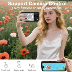 ShellBox Case Waterproof Case for iPhone 17 Pro, 360 Full Body Shockproof Cover with Screen & Camera Lens Protector