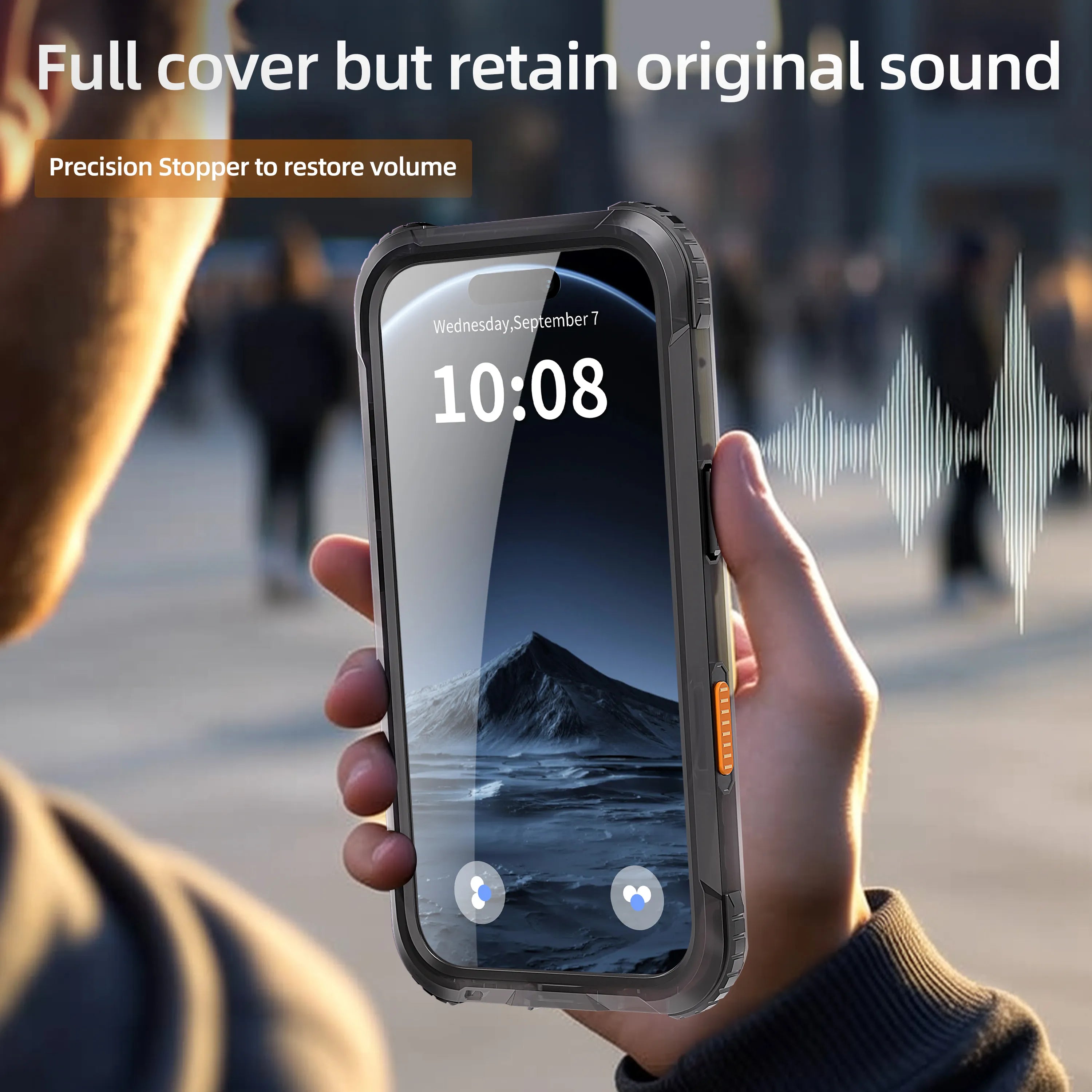 ShellBox Case Waterproof Case for iPhone 17 Pro Max – Full Body with Lens Protector, Frosted Black