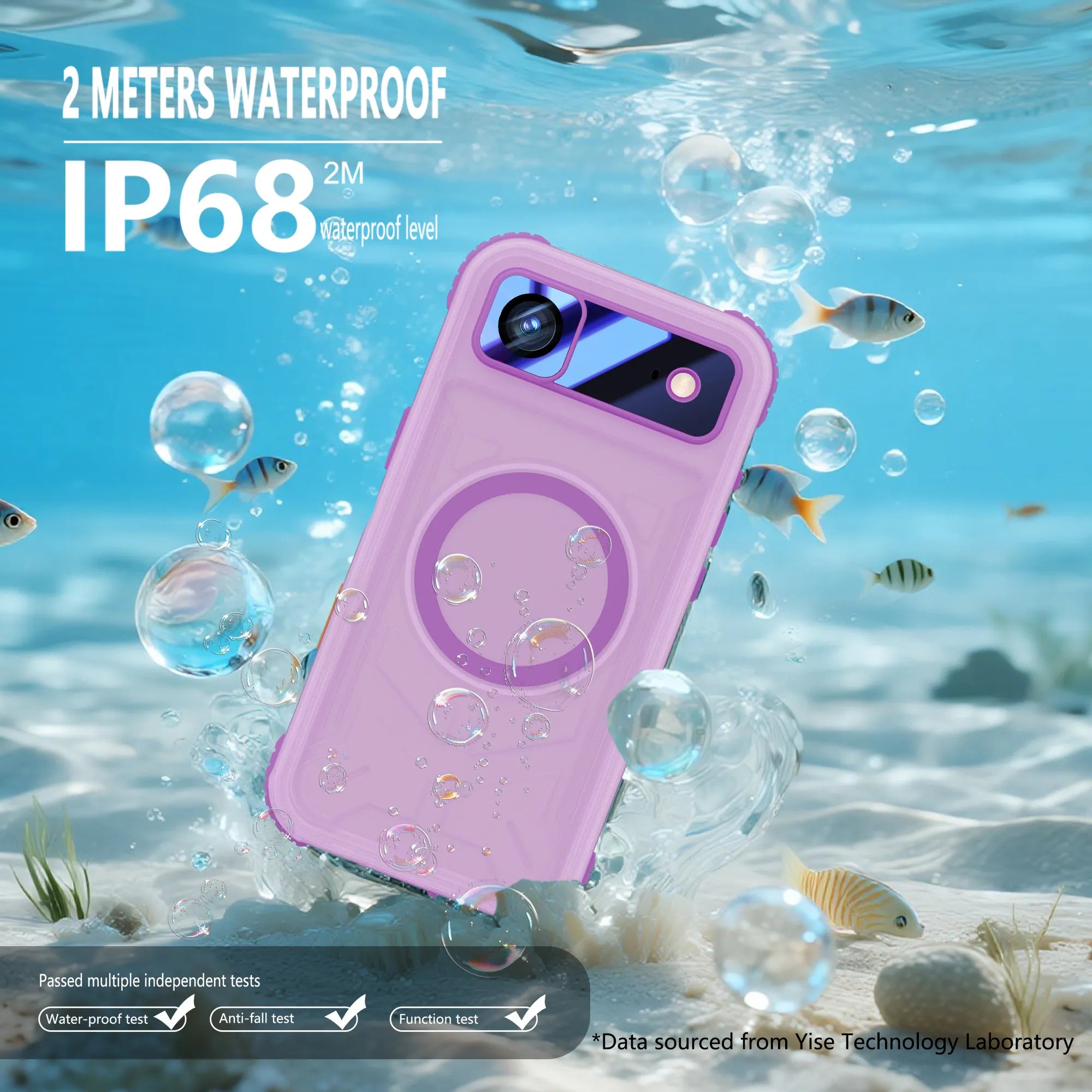 ShellBox Case Air Magnetic Waterproof Case with Screen & Camera Protector for  iPhone 17