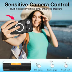 ShellBox Case Air Waterproof Magnetic Case for iPhone 17 Air, Black IP68 Full-Body Shockproof Cover with Screen & Camera Lens Protector