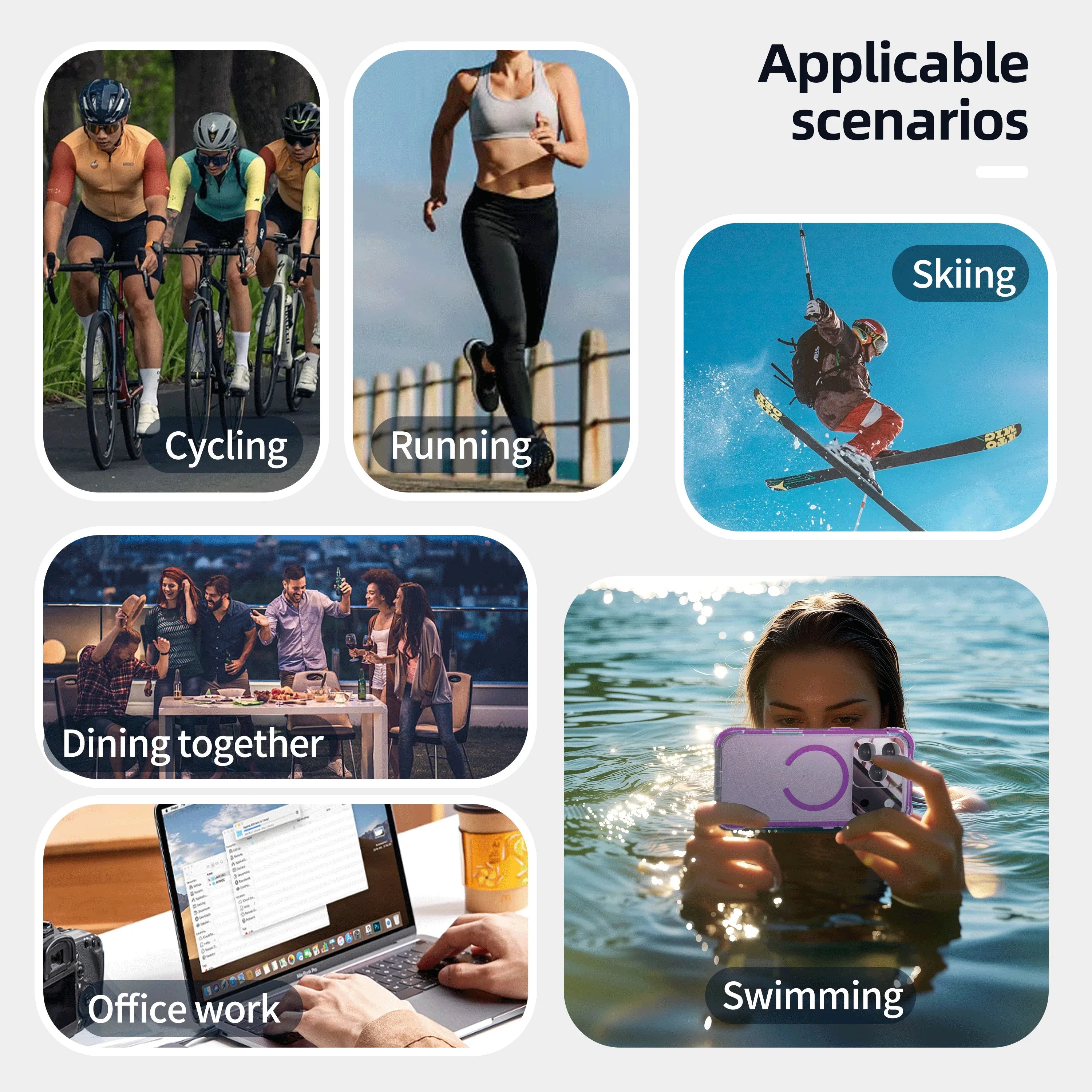 ShellBox Case Magnetic Waterproof Case with Screen & Camera Protector for iPhone 17 Pro