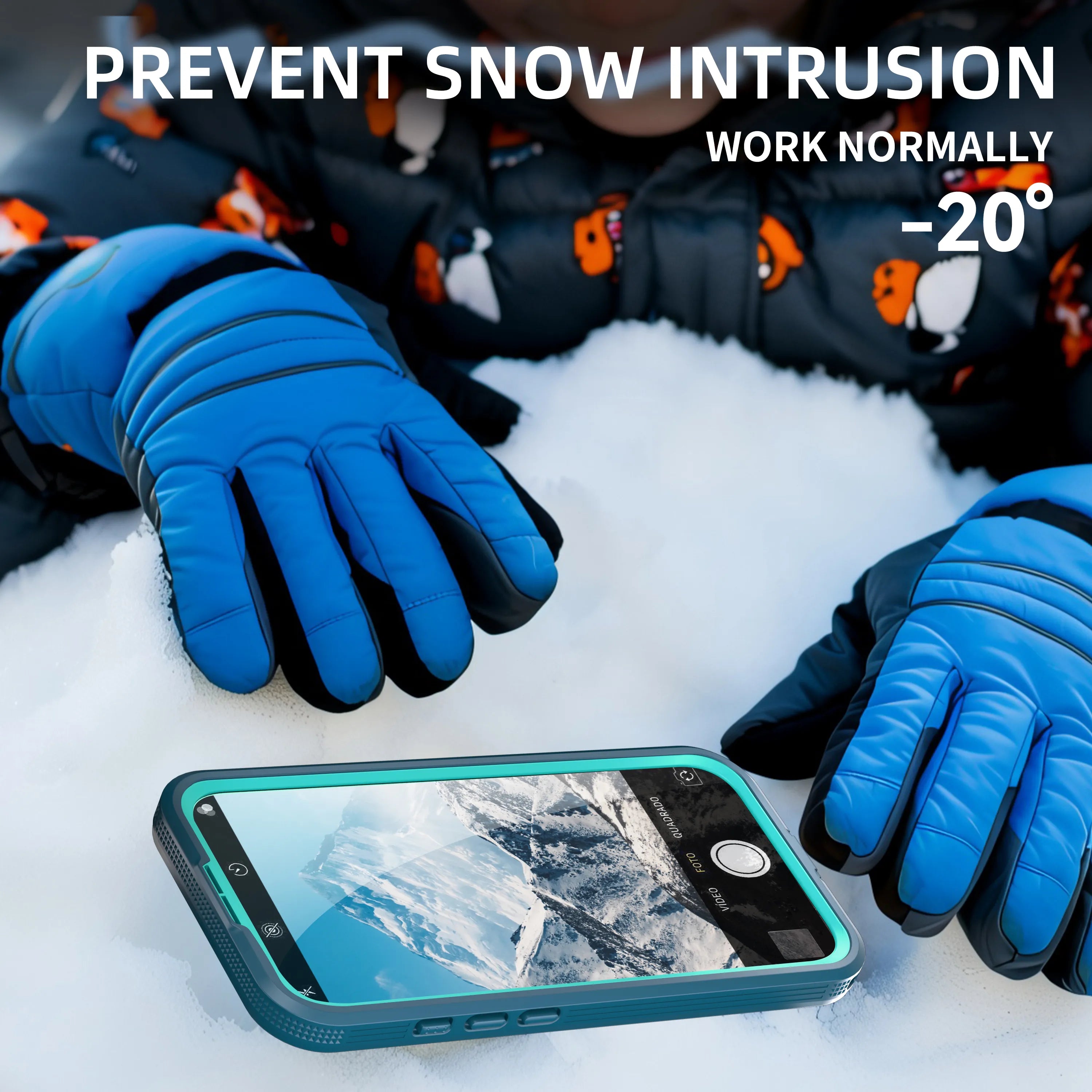 ShellBox Case Magnetic Waterproof Case for iPhone 17 Air, 360 Full Body Protective Cover with Screen & Lens Protector, Underwater Filming