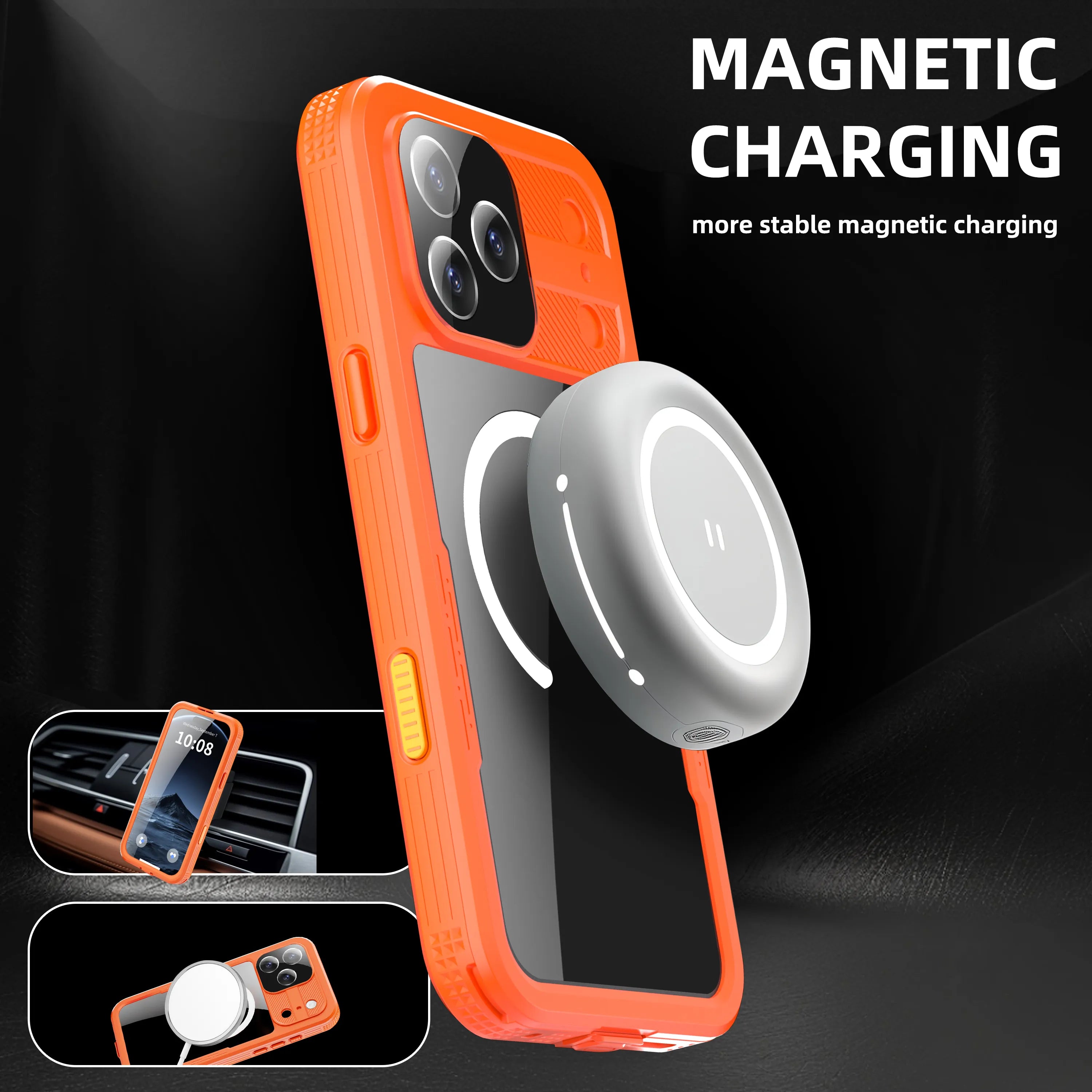 ShellBox Case Magnetic Waterproof Case with Screen & Camera Protector for iPhone 17 Pro Max